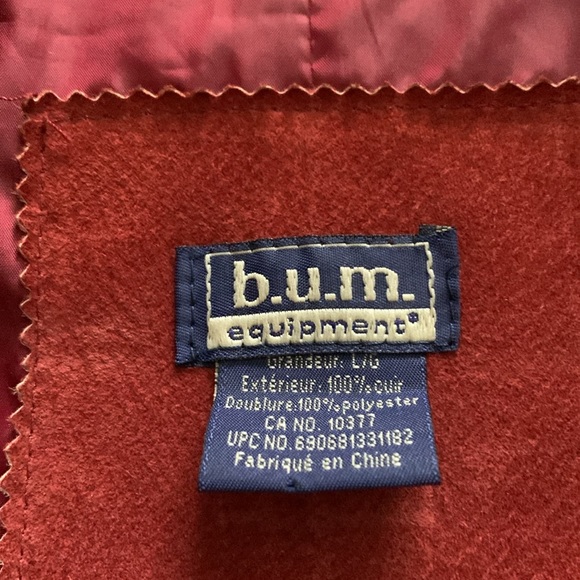 Fall 2025 colour trend

Burgundy / Maroon Vintage BUM Equipment suede jacket - Picture 2 of 10